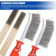thumbnail image 5 of RENACLIPY Stainless Steel Cleaning Brushes, 4-Pack Assorted Colors, Metal Scrubbers for Rust and Tough Dirt Removal, 5 of 8
