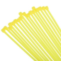 Uxcell 500PCS Cable Zip Ties 8 Inch, Self-Locking Nylon Wire Ties with 30 lbs Tensile Strength for Indoor and Outdoor, Yellow