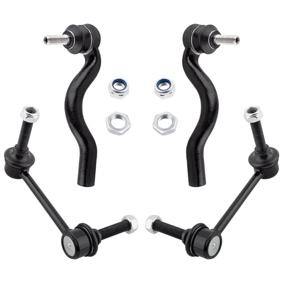 BOXI (Set of 4) Front Sway Bar Links Outer Tie Rods Fit for Dodge Durango 2011 2012 2013 2014 2015 / for Jeep Grand Cherokee 2011 2012 2013 2014 2015 | Replace K750578 K750579 ES800973 ES800972