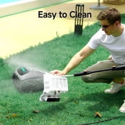 2025 New WYBOT C1 Cordless Robotic Pool Vacuum Cleaner for In-Ground Pools up to 1600 sq. ft, 150 Mins Runtime with Wall Climbing Function, Larger Top-Loading Filters