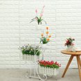 thumbnail image 3 of 4 Tier Garden Plant Stand & Flower Pot Holder Display Rack Indoor Outdoor Metal Organizer Rack, 3 of 8