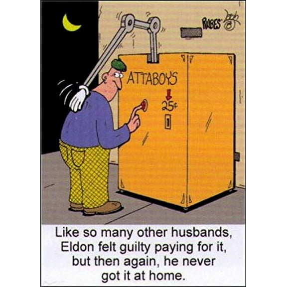 Hot Properties Husbands Cartoon Refrigerator Magnet