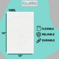 thumbnail image 6 of 1Mil Clear Flat Open Top Poly Bags LDPE Packaging - 10"X16" & (1000 Bags), 6 of 7