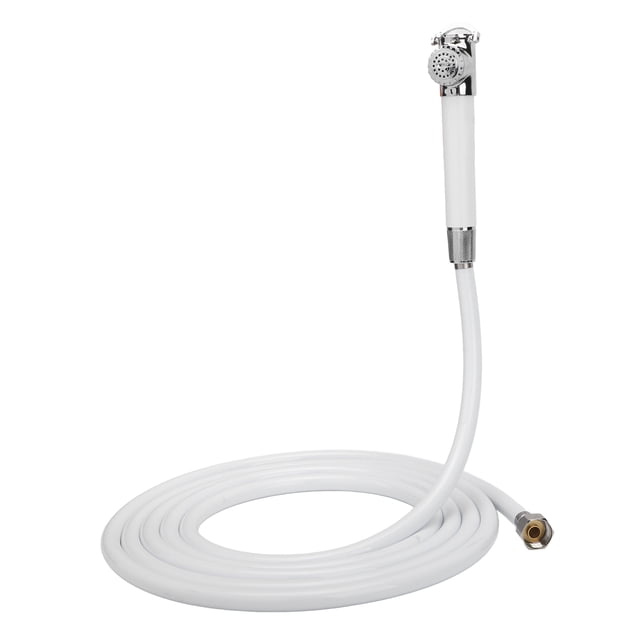 Pommeau de Douche RV, Design Anti-Pression Pommeau de Douche Bateau Flux d'Eau Fin Installation Facile Sans Perçage Pommeau de Douche Haute Pression Élégant pour Yacht RV Camping-Cars