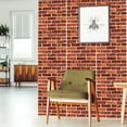 thumbnail image 3 of kkbbma under $5 3D Wall Sticker, 3D Simulation Tile Wall Sticker, Embossed Brick Wallpaper Decal, Self Adhesive Wall Decor, PVC Foam Wall Covering, Home Kitchen Bathroom Wallpaper, 3 of 8