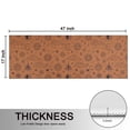 thumbnail image 5 of Kitchen Rugs Sets Of 2,Orange Occult Pattern Anti Fatigue Kitchen Mat Rugs Non Slip Washable,Decorative Kitchen Floor Mats for Kitchen,Sink,Laundry,17"X47", 5 of 5