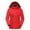 Red, variant on Plus Size Heated Jackets for Men Women's Solid Color Fashion Three Heating Thickened Hooded Charge Coat