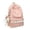 Pink, variant on Lace Print Full Coverage Backpack for Casual Daypack Travel School Bookbag