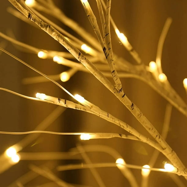Sapin en Bois Lumineux à LED pour intérieur H 50 cm - Sujets lumineux de  noël - Décomania