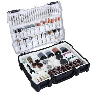 361 Pcs Universal Rotary Tool Accessories Kit Grinding Sanding Grinding Sanding Polishing Set Black