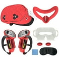 thumbnail image 1 of Silicone Protective Accessory Set for Meta Quest 3S, Including Controller Handle Cover, VR Shell Cover, Face Mask, Lens Cover, Thumb Grip, Eye Mask, Protective Case for Quest 3S, 1 of 9