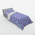 thumbnail image 2 of Ambesonne Tropical Bedding Set 3 Pcs, Exotic Flamingo Cartoon, Twin, Multicolor, 2 of 2