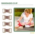 thumbnail image 3 of 50Pcs Elastic Bandage Wrap Stretch Metal Clips Fixation Clamps Hooks First Aid Kit for Various Types Sport Bandages, 3 of 6