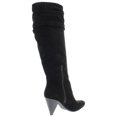 thumbnail image 2 of INC Womens Gerii Suede Pointed Toe Knee-High Boots Black 8 Medium (B,M), 2 of 2
