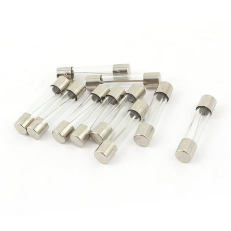 Fast Blow Fuse - 10Pcs 250V 15A Quick Fast Blow Glass Fuses Tubes 6mm x 30mm