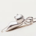thumbnail image 5 of harmtty Women 925 Sterling Silver Lovely Jumping Cat Pendant Necklace Collar Jewelry, 5 of 7