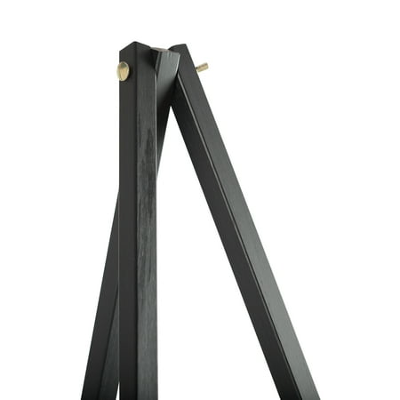 Studio Display Wood Tripod Easel for Posters, Art, Event Signage, Tradeshows, or Seminars (63" Tall)