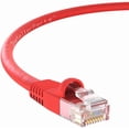 thumbnail image 1 of Piezas de instalación de cables Cat6 con arranque UTP de 1,2 m, color rojo, paquete de 10, 1 of 6