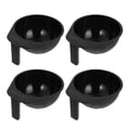 thumbnail image 1 of 4PCS Hair Color Bowl for Home Use Made of Durable Plastic with Handle Black Color, 1 of 9