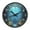 Underwater Scene, variant on Voice Activated Clock with Glow Light 12 Inch Large Silent Wall Clock Battery Operated for Home Decor Undersea Fantasy World