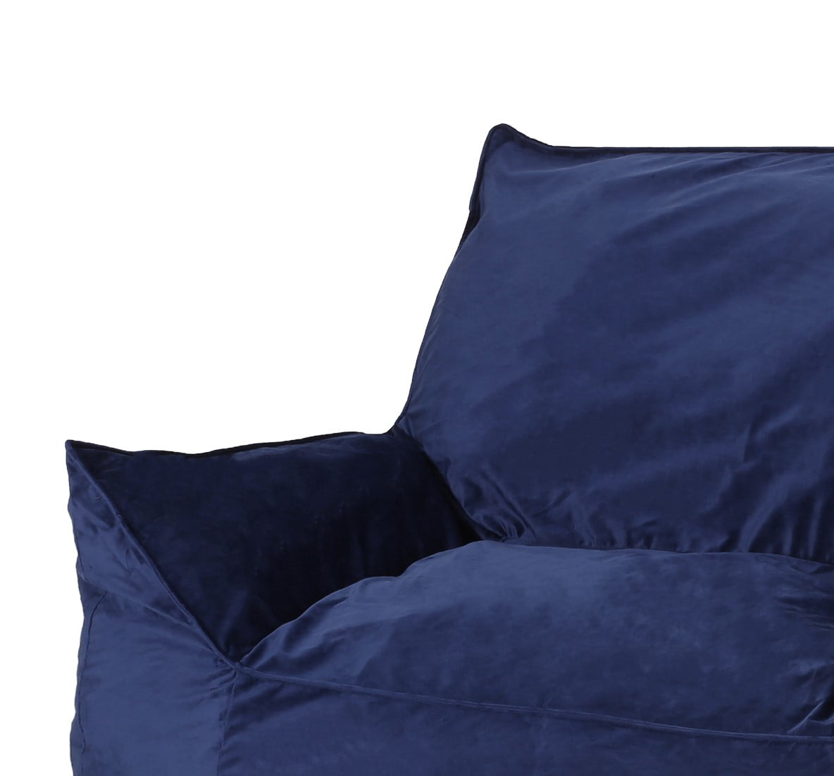 Aukfa Bean Bag Chair, Lazy Floor Sofa Couch for Adults Kids, Accent Sofa Chair for Gaming Reading Relaxing, Blue