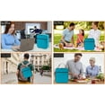 thumbnail image 6 of Square lunch bag - Reusable lunch bag, unisex - Portable insulated lunch box, 6 of 7