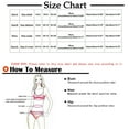 thumbnail image 2 of Zpanxa Womens Swimsuits Fashion Women Split Swimsuit Show Waist Printing Sexy Bikini Swimsuit Coverup Bathing Suit for Women Bathing Suits Hot Pink S, 2 of 4