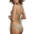 thumbnail image 3 of qucoqpe Bikini Sets for Women Summer Two-piece Bathing Suit Fashion Solid Color Swimsuit, 3 of 4