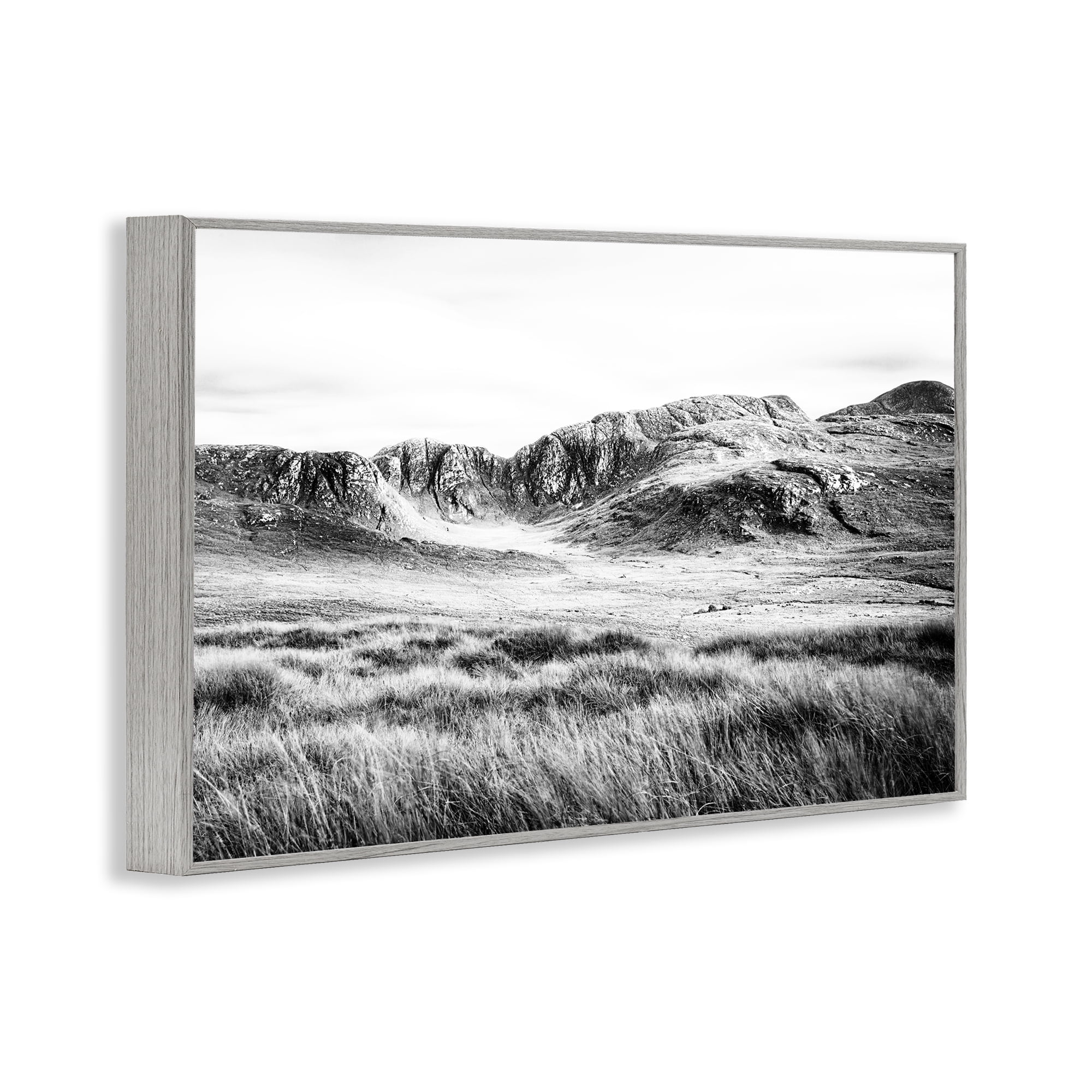 Stupell Industries Magnificent Countryside View Gray Framed Giclee Art, design by Andy Amos