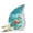 Flamingo-1, variant on VALERASH Flamingo Teardrop Urns for Human Ashes Adult Man & Women Set of Large & Small Urn for Ashes for Women & Man - Blue Cremation Urn for 2 Adults - 10 & 3 Inch
