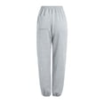 thumbnail image 5 of Nestiefly Petite Sweatpants For Women Trendy Elastic Waist Bottom Lounge Pant Lightweight Baggy Joggers With Pocket 2026 Gray M, 5 of 6