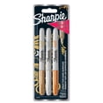 thumbnail image 1 of Sharpie Permanent Markers | Fine Tip | Assorted Metallic Colours | 3 Count, 1 of 10