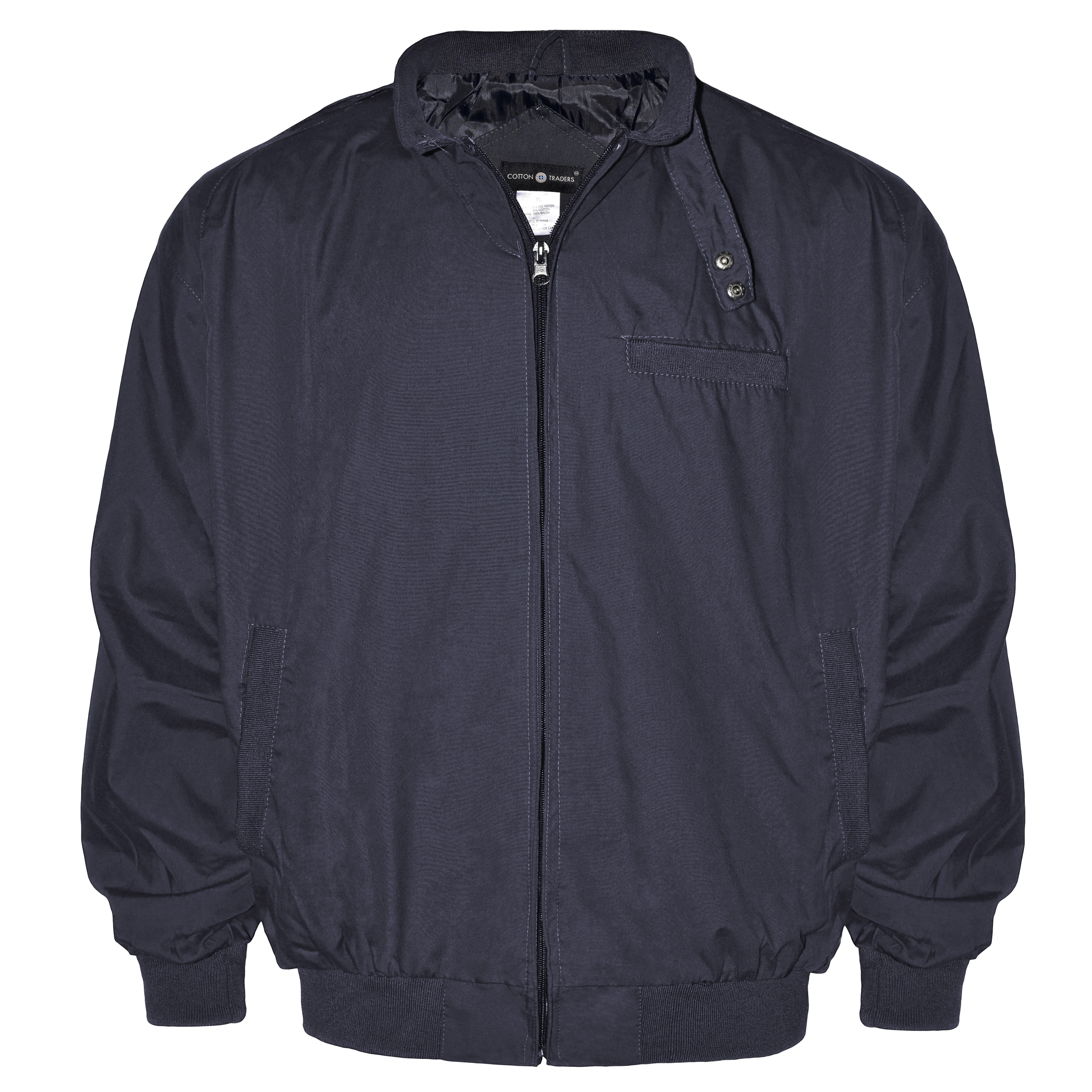 Victory Sportswear Victory Outfitters Men's Lightweight Band Collar Chintz Zip Up Jacket