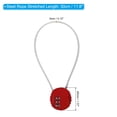 thumbnail image 2 of Uxcell Small Combination Lock 11.8 Inch, 2 Pack 3 Digit Padlock for Gym Locker, Red, 2 of 6