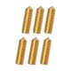 thumbnail image 5 of Tornillos de sillín para puente de guitarra M5, piezas de repuesto, juego de bricolaje, repuesto para puente de trémolo de doble bloqueo, soporte para Dorado shamjiam tornillos para pastillas de guitarra, 5 of 9