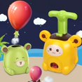 thumbnail image 2 of Kids Balloon Powered Car Set Creative Bear Aerodynamic Car Toy Balloon Racer Toy, 2 of 10