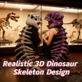 thumbnail image 6 of Spinosaurus Plush Dino Outfit, Dinosaur Skeleton Plush Costume, Wearable Dinosaur Skeleton,Themed Skull Coos-play Props, 6 of 7