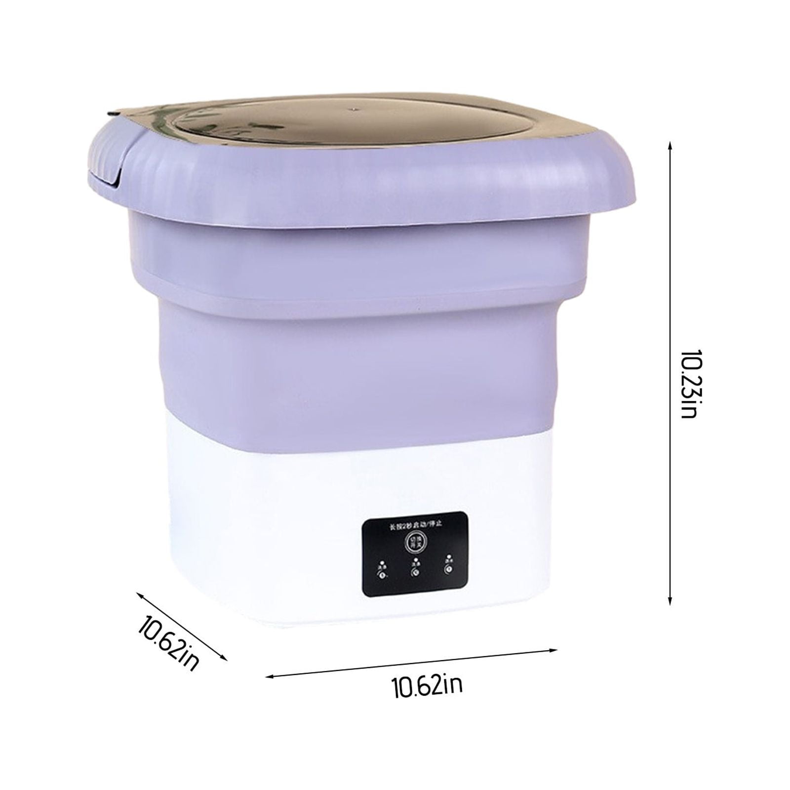 Pxyqht Portable Mini Washing Machine Compact Washer for Underwear Baby Clothes Ideal for Apartments Camping Travel with Dehydration Function and Intelligent Digital Display