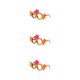 thumbnail image 5 of Guardurnaity Gafas de purpurina de dibujos animados de Pascua, gafas de plástico para fiesta de pollo, decoración de Festival, accesorios para fotos, Type1 NO1 Guardurnaity CBP192383, 5 of 6