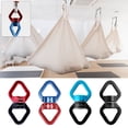 thumbnail image 2 of Hammock Swing Climbing Swivels 360 Degree Rotational Rope Swivels Connectors, 2 of 8