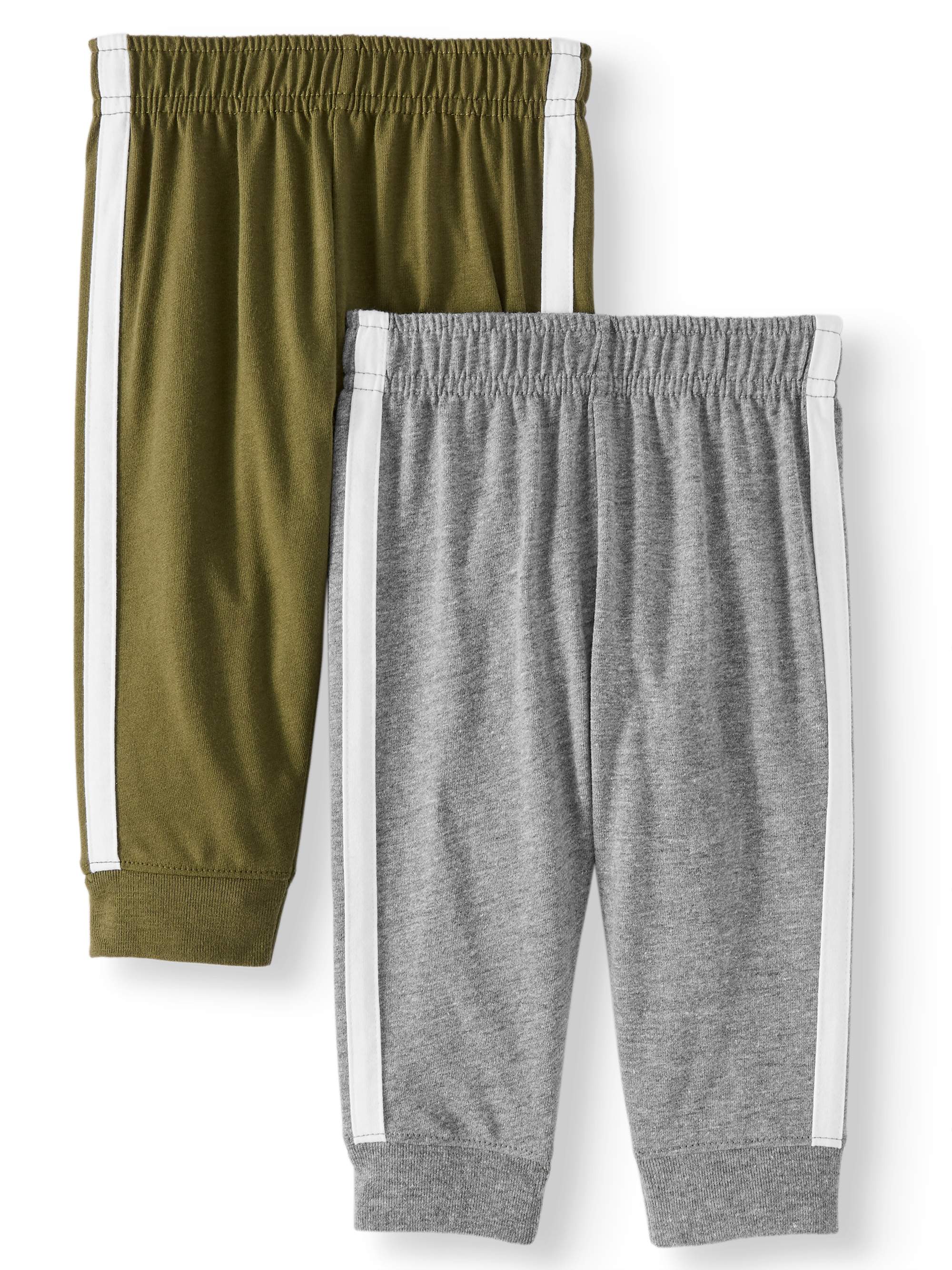 Garanimals Garanimals Jersey Taped Jogger Pants, 2pack (Baby Boys