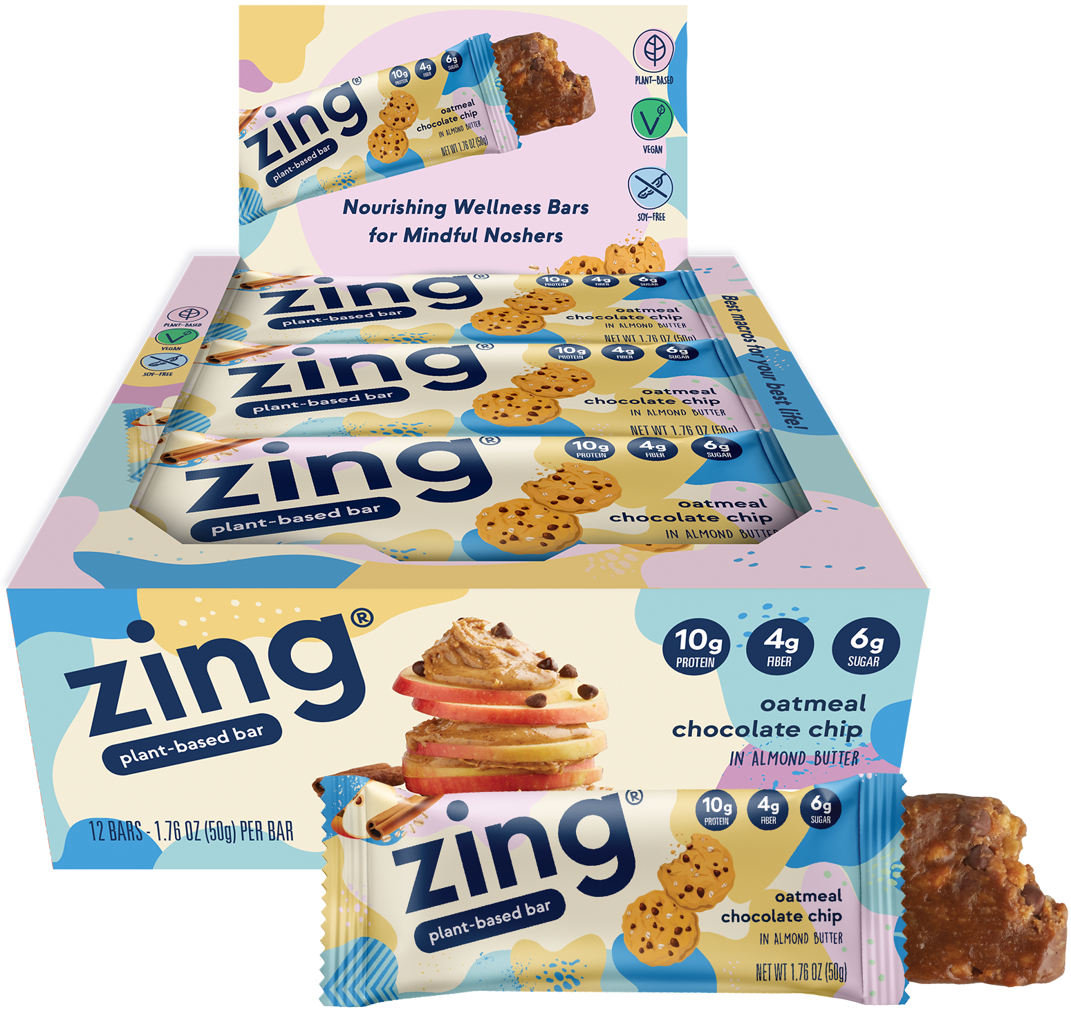 Zing Bars Zing Bar, 12 ea