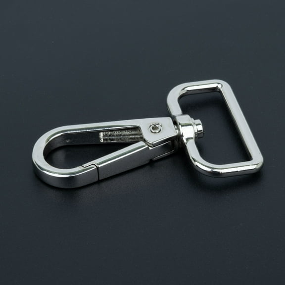 Country Brook Design® 1 Inch Nickel Plated Purse Lobster Clasp Swivel Snap Hook, 50 Pack