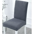 thumbnail image 2 of Khaki color-6 Eco-Friendly Stretch Chair Covers, 2 of 2