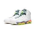 thumbnail image 2 of JORDAN GRADE SCHOOL Air Jordan 6 Retro GS "Bright Mango/Ghost Green" 384665 114 384665 114 from Stadium Goods, 2 of 6