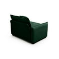 thumbnail image 5 of Dtwnek Corduroy Single Seat Sofa Chair with 1 Pillow, Upholstered Club Chair for Living Room, Bedroom, Office, Green, 5 of 9