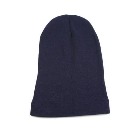 Winter Long Beanie - Unisex Solid Color Winter Knit Long Beanie 361HB