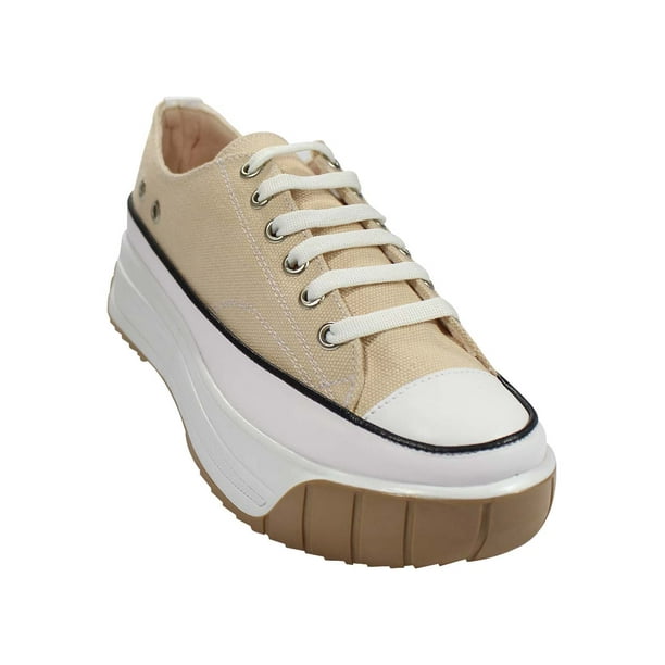 TENIS CASUAL PLATAFORMA LEON MUJER ROSA LONA 550 LEON 550p