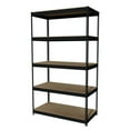 thumbnail image 1 of Iron Horse Rivet 5-Shelf Metal and Wood Shelving Unit, 24-Inch by 48-Inch by 84-Inch, 1 of 6