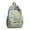 White, variant on Solid Color Backpack, Laptop Rucksack with Drawstring Side Pocket, Multi-Pockets School Backpack for Travel Shopping Work (Green)